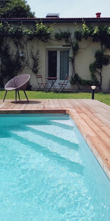 Merig'Home Chambre Bd Climatisee Dans Maison Avec Piscine Au Calme En Ville, Sdb & Toilettes Prives Angoulême Eksteriør billede