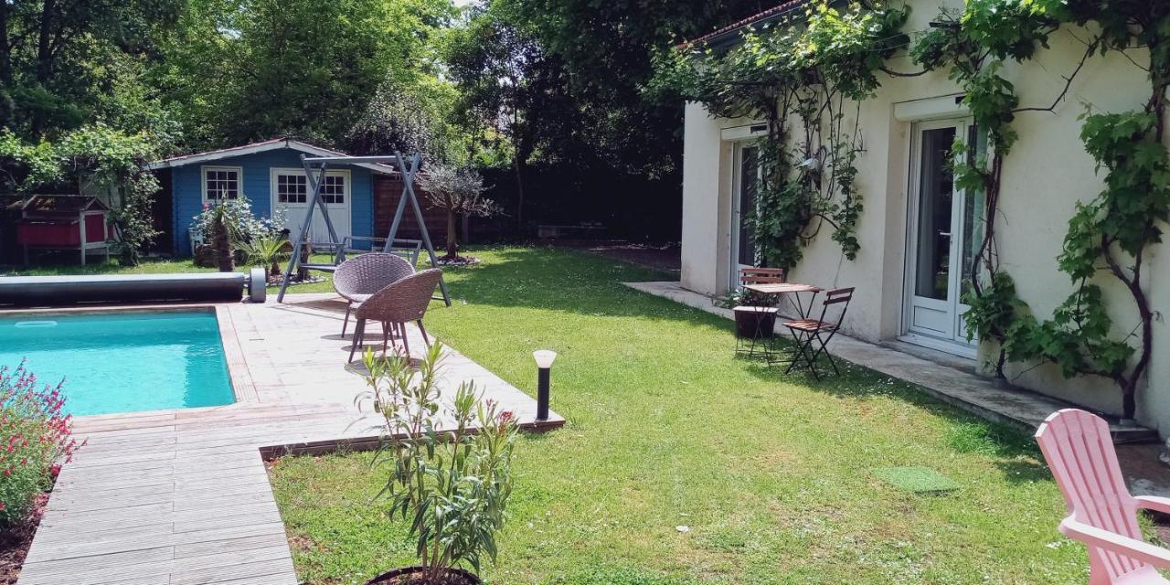 Merig'Home Chambre Bd Climatisee Dans Maison Avec Piscine Au Calme En Ville, Sdb & Toilettes Prives Angoulême Eksteriør billede
