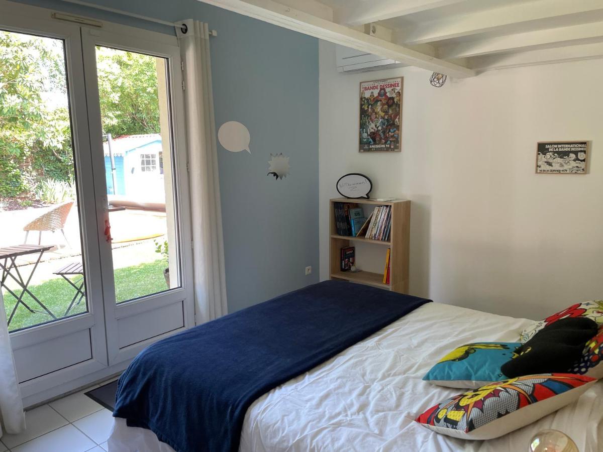 Merig'Home Chambre Bd Climatisee Dans Maison Avec Piscine Au Calme En Ville, Sdb & Toilettes Prives Angoulême Eksteriør billede